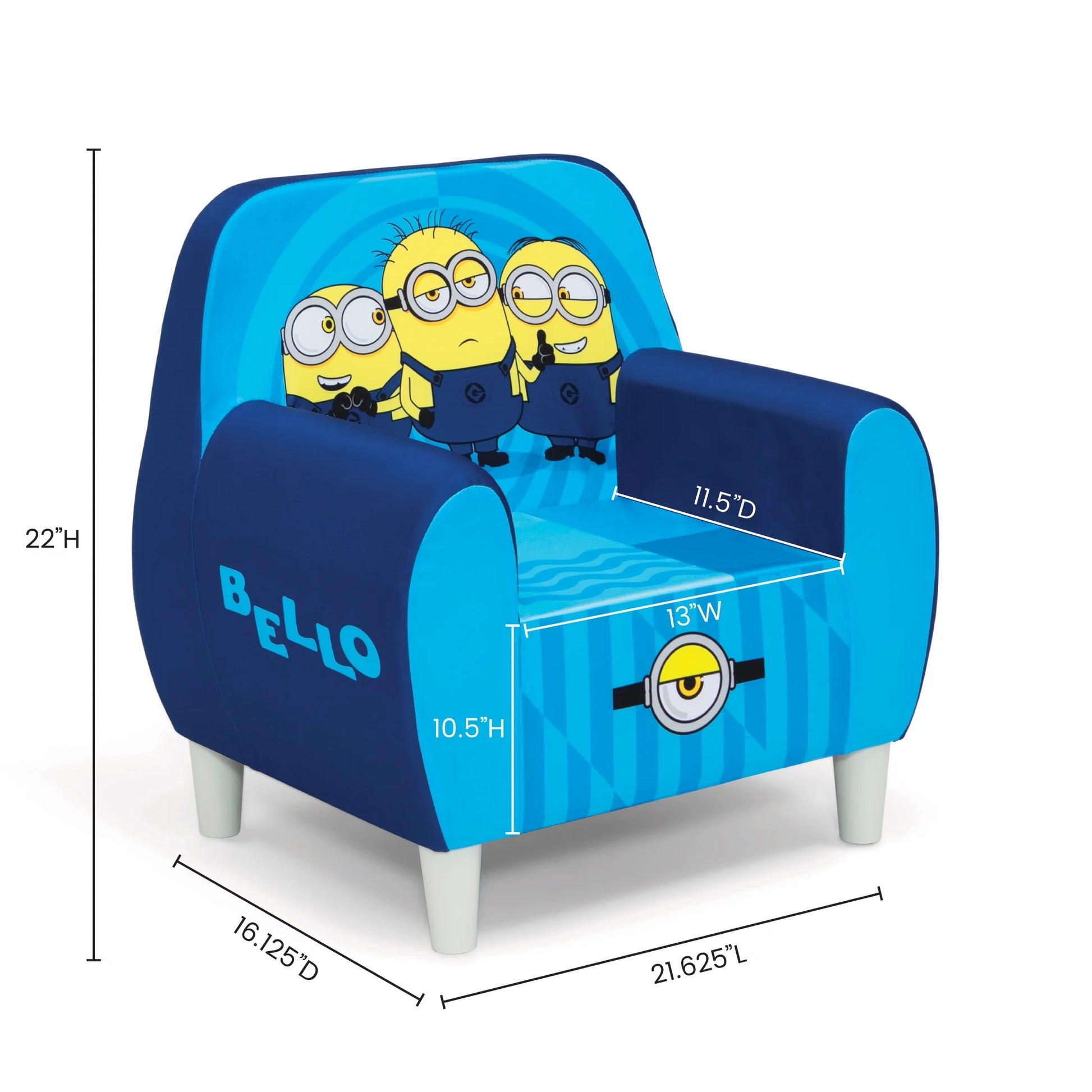 Minions Foam Chair by , Blue